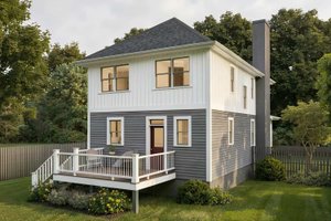 Exterior - Other Elevation for Farmhouse House Plan #79-227 - 3 bed, 2 bath