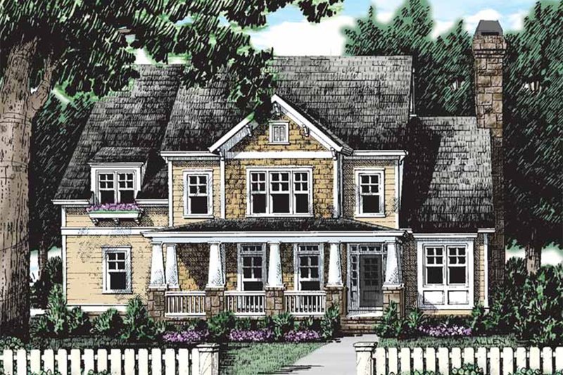 Dream House Plan - Exterior - Front Elevation 5 for Craftsman House Plan #927-188 - 4 bed, 3 bath