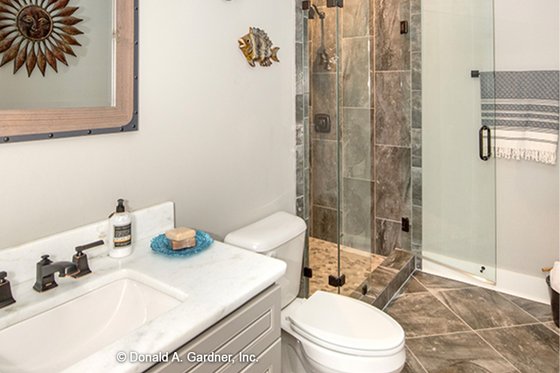 Interior - Bathroom for European House Plan #929-966 - 3 bed, 2 bath