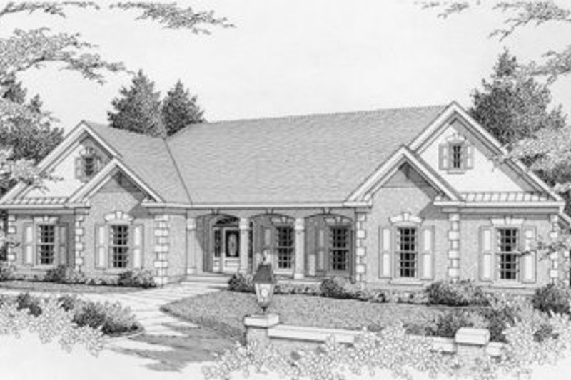 Ranch Style House Plan - 3 Beds 2.5 Baths 2737 Sq/Ft Plan #112-135