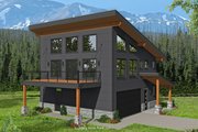 Modern Style House Plan - 3 Beds 2 Baths 1509 Sq/Ft Plan #932-42 