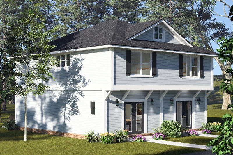 Home Plan - Exterior - Other Elevation 5 for Cottage House Plan #513-2491 - 2 bed, 2.5 bath