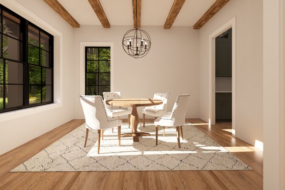 Interior - Dining Room for Country House Plan #1094-20 - 3 bed, 4 bath