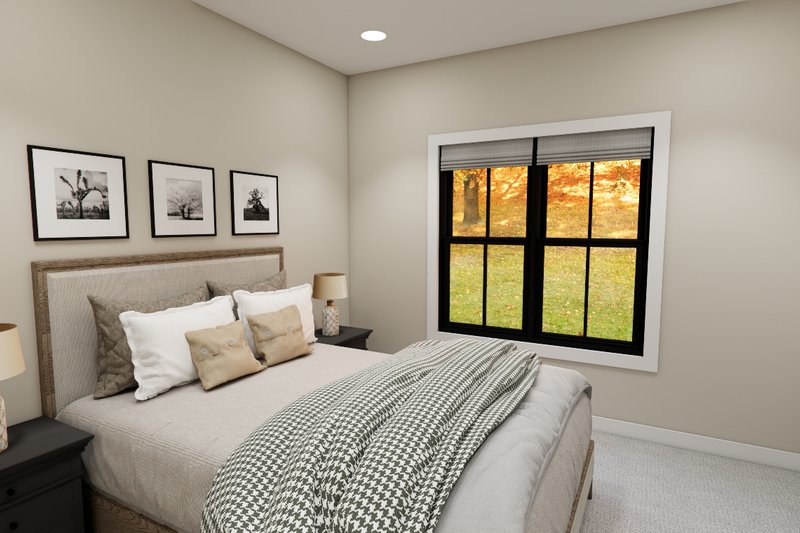 Home Plan - Interior - Bedroom for Bungalow House Plan #51-1399 - 3 bed, 2 bath