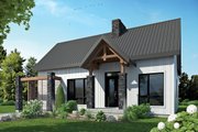 Contemporary Style House Plan - 2 Beds 1 Baths 1212 Sq/Ft Plan #23-2316 