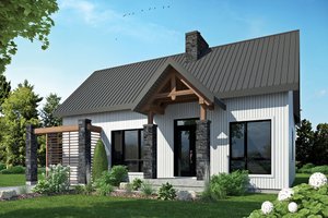 Contemporary Exterior - Front Elevation Plan #23-2316