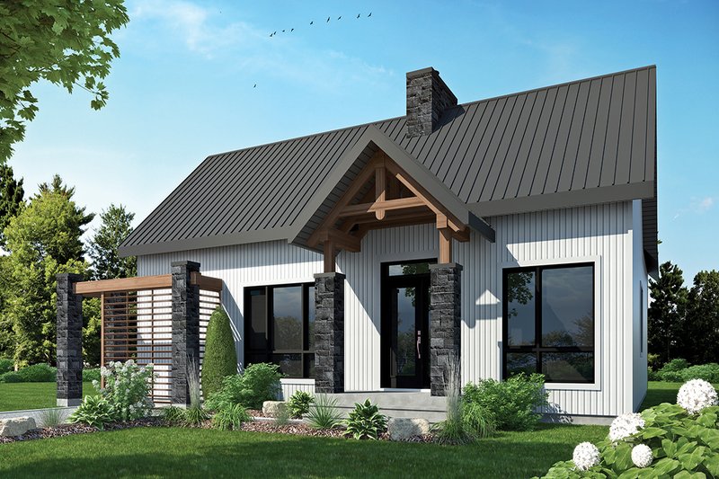 Dream House Plan - Contemporary Exterior - Front Elevation Plan #23-2316