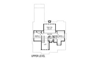 Floor Plan - Upper Floor for Bungalow House Plan #920-99 - 6 bed, 4.5 bath