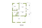 Craftsman Style House Plan - 1 Beds 1 Baths 624 Sq/Ft Plan #1106-168 Floor 
