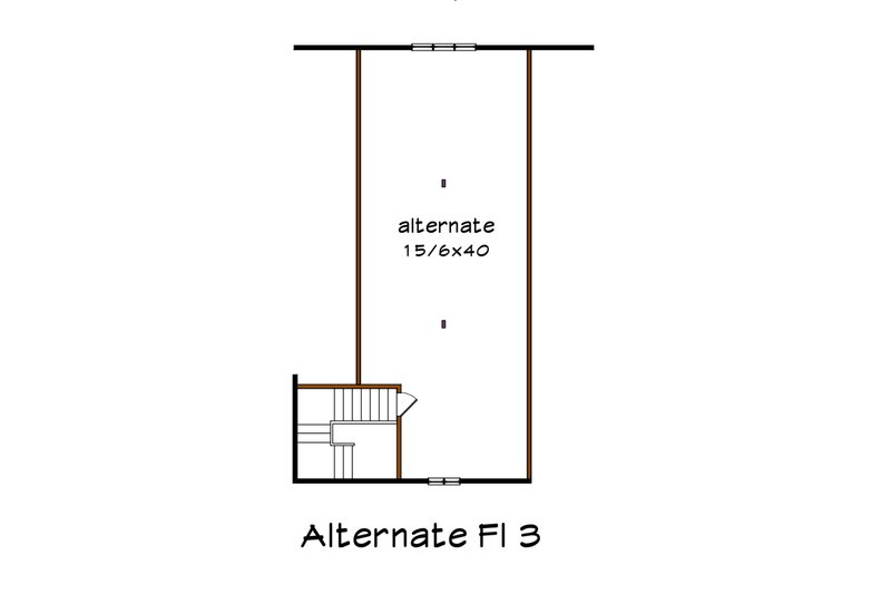 House Plan Design - Floor Plan - Other Floor for Craftsman House Plan #79-358 - 4 bed, 3 bath