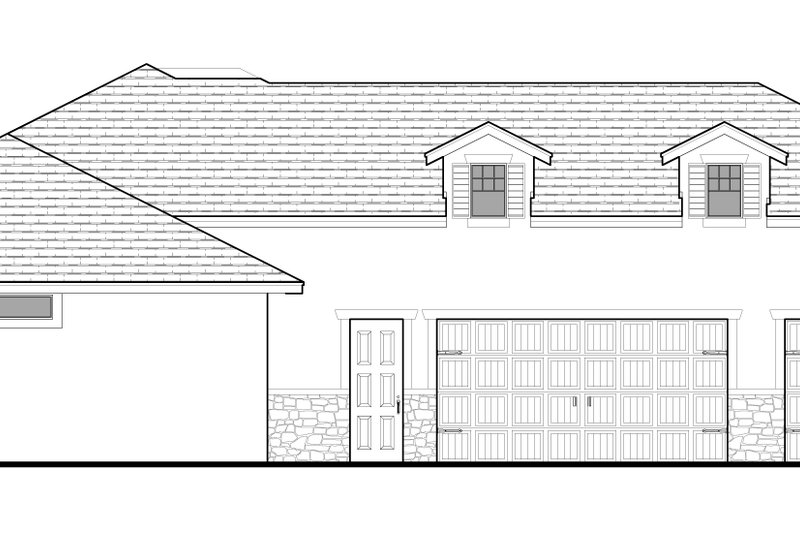 Dream House Plan - Exterior - Other Elevation for Craftsman House Plan #1058-221 - 3 bed, 3.5 bath