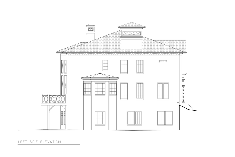 Architectural House Design - Exterior - Other Elevation for European House Plan #119-341 - 4 bed, 4 bath