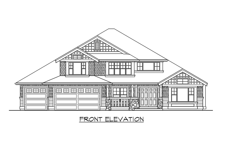 Home Plan - Exterior - Other Elevation for Craftsman House Plan #132-143 - 4 bed, 2.5 bath