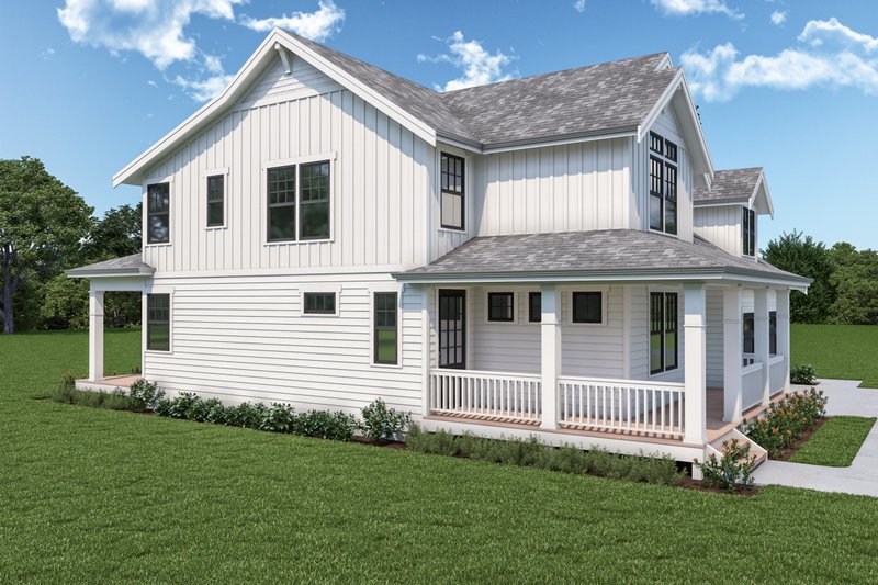 House Plan Design - Exterior - Other Elevation 1 for Farmhouse House Plan #1070-126 - 3 bed, 2.5 bath