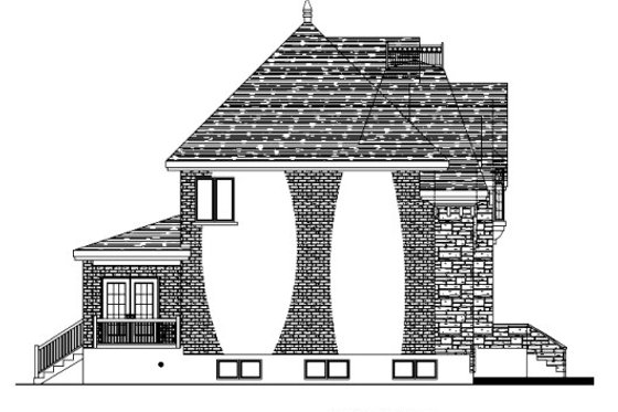 Exterior - Other Elevation 1 for European House Plan #138-337 - 3 bed, 2.5 bath