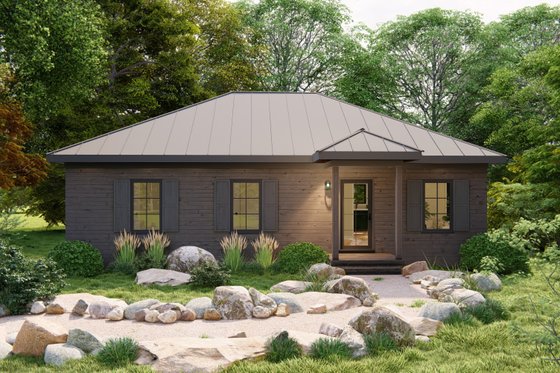 Exterior - Front Elevation 4 for Cottage House Plan #1094-10 - 3 bed, 2 bath