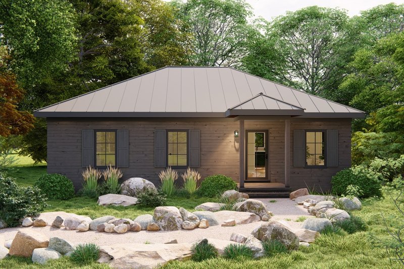 Dream House Plan - Exterior - Front Elevation 4 for Cottage House Plan #1094-10 - 3 bed, 2 bath