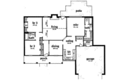 Ranch Style House Plan - 3 Beds 2 Baths 1471 Sq/Ft Plan #36-125 