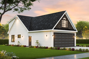 Exterior - Front Elevation 4 for Traditional House Plan #54-659 - 3 bed, 2.5 bath