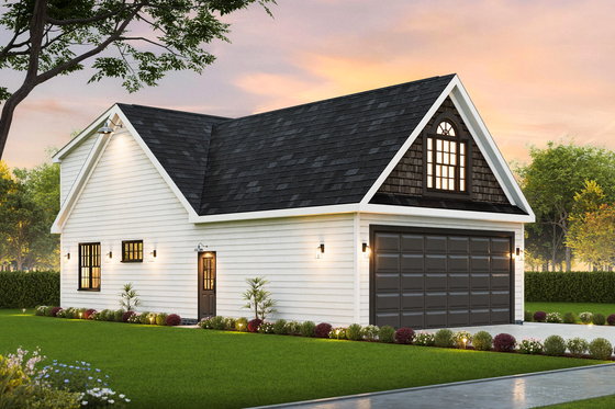 Exterior - Front Elevation 4 for Traditional House Plan #54-659 - 3 bed, 2.5 bath