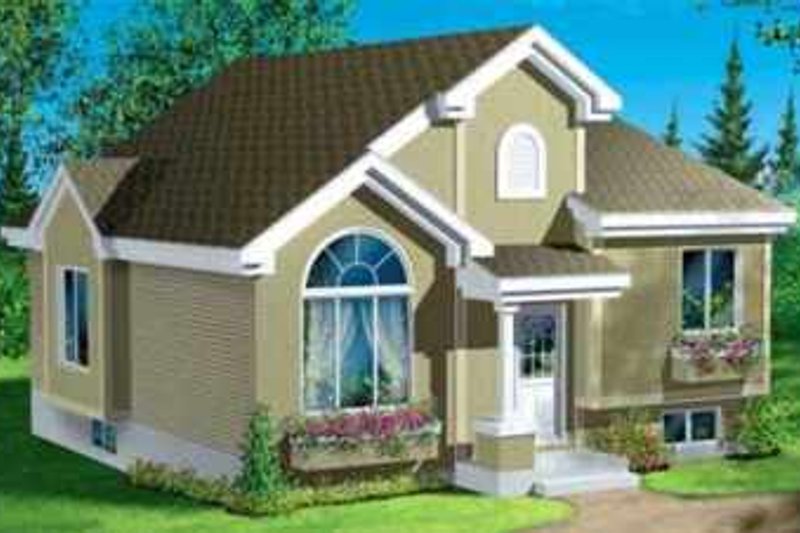 Dream House Plan - Traditional Exterior - Front Elevation Plan #25-327