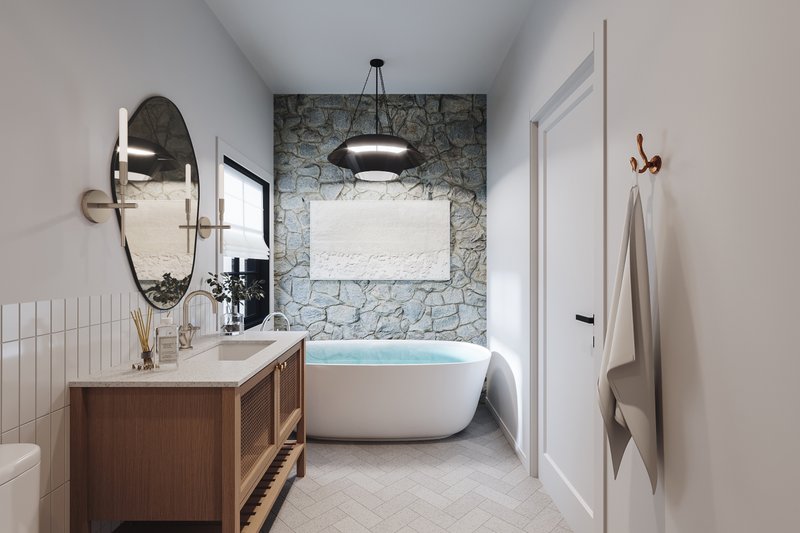 Home Plan - Interior - Master Bathroom 1 for Country House Plan #23-2805 - 4 bed, 2.5 bath