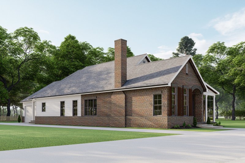 House Design - Exterior - Other Elevation 5 for Traditional House Plan #1092-65 - 4 bed, 3.5 bath