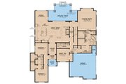 European Style House Plan - 4 Beds 3 Baths 2640 Sq/Ft Plan #923-50 