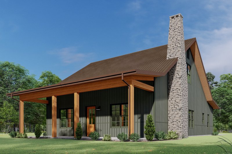 House Blueprint - Exterior - Other Elevation 1 for Farmhouse House Plan #1092-6 - 3 bed, 2.5 bath