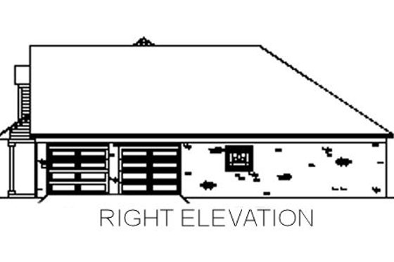Exterior - Other Elevation 1 for Farmhouse House Plan #16-165 - 3 bed, 2 bath