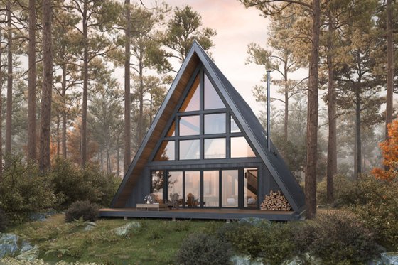 Exterior - Rear Elevation for Cottage House Plan #1114-34 - 3 bed, 2 bath