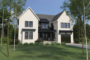 Farmhouse Exterior - Front Elevation Plan #25-5040