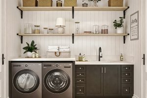Interior - Laundry for Farmhouse House Plan #54-669 - 3 bed, 2 bath