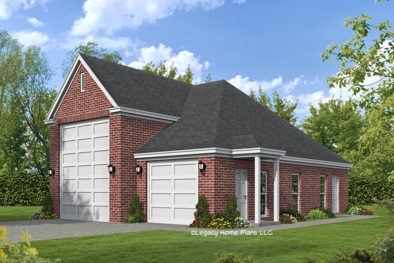 Architectural House Design - Southern Exterior - Front Elevation Plan #932-824