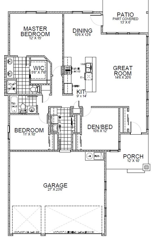 Home Plan - Contemporary Floor Plan - Main Floor Plan #112-172