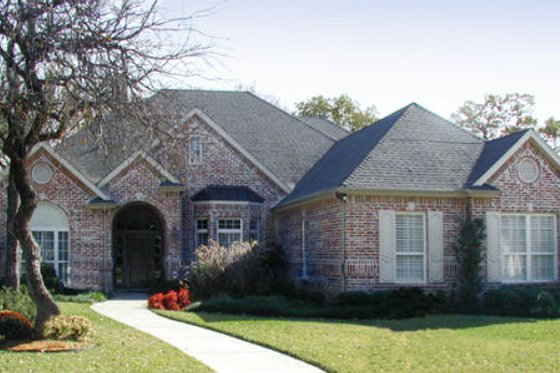 Exterior - Front Elevation for European House Plan #84-320 - 3 bed, 3.5 bath