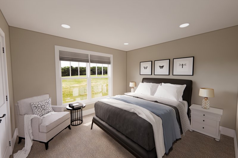 Dream House Plan - Interior - Bedroom for Traditional House Plan #51-1323 - 4 bed, 3 bath