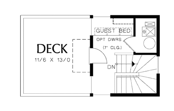 Home Plan - Modern Floor Plan - Other Floor Plan #48-485