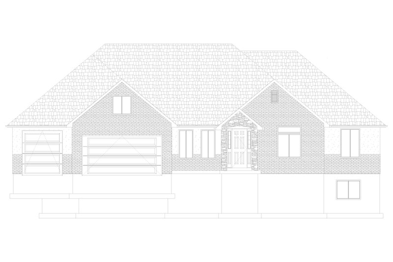 Architectural House Design - Exterior - Front Elevation 7 for Traditional House Plan #1060-143 - 3 bed, 2.5 bath