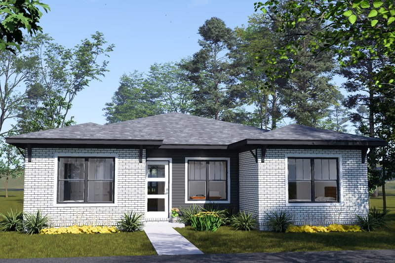 Home Plan - Exterior - Other Elevation for Modern House Plan #513-2486 - 4 bed, 4 bath