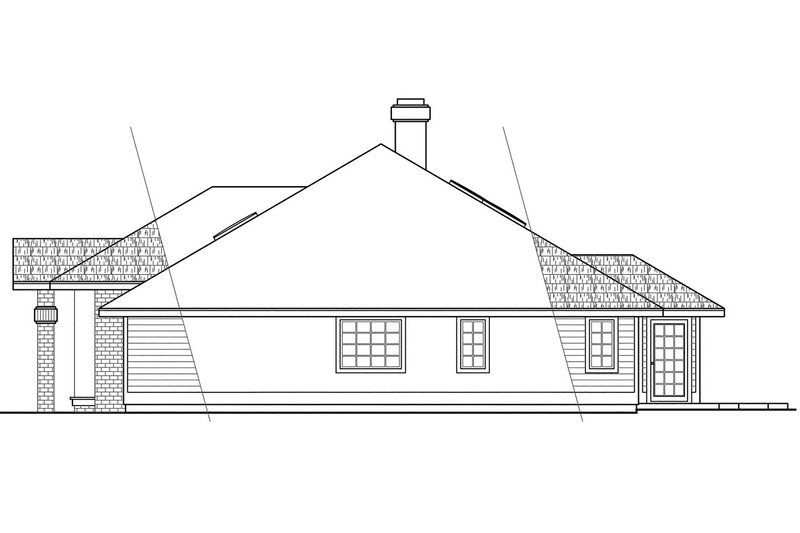 Home Plan - Exterior - Other Elevation 1 House Plan #124-402 - 3 bed, 3 bath