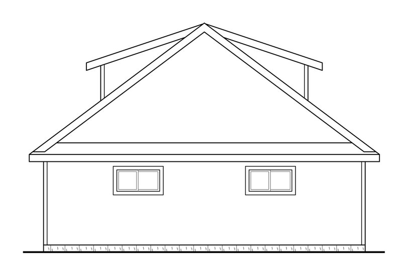 House Plan Design - Exterior - Other Elevation 1 for Craftsman House Plan #124-1050, 0 bath