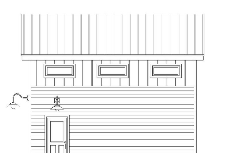 House Blueprint - Exterior - Other Elevation 1 for Contemporary House Plan #932-193, 0 bath