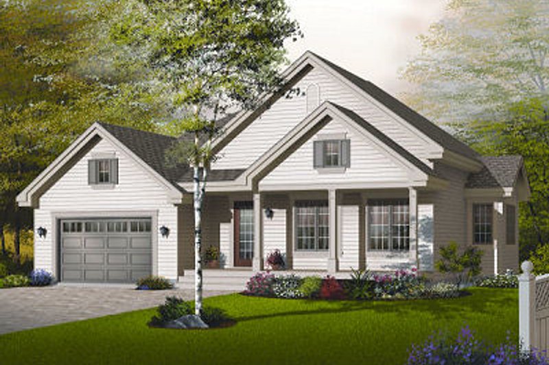 Dream House Plan - Traditional Exterior - Front Elevation Plan #23-794