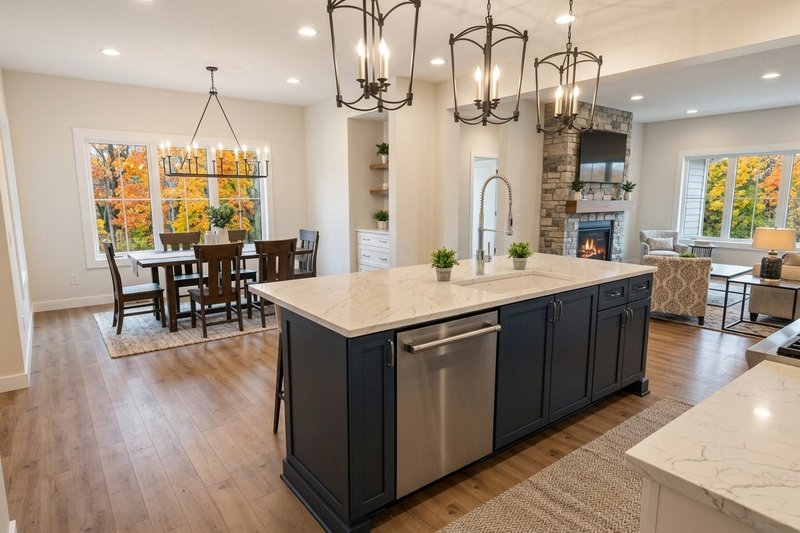 House Design - Interior - Kitchen 2 for Farmhouse House Plan #51-1534 - 3 bed, 2.5 bath