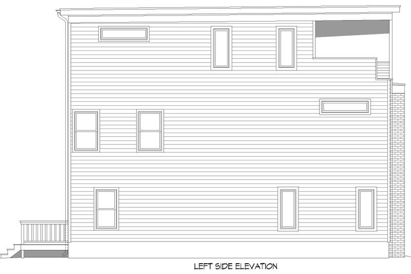 Home Plan - Exterior - Other Elevation for Modern House Plan #932-765 - 3 bed, 3.5 bath
