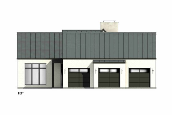 Exterior - Other Elevation for Modern House Plan #1096-72 - 3 bed, 2 bath