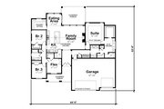 Traditional Style House Plan - 3 Beds 2 Baths 2176 Sq/Ft Plan #20-2510 