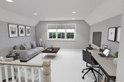 Craftsman Style House Plan - 3 Beds 3.5 Baths 1995 Sq/Ft Plan #51-1288 