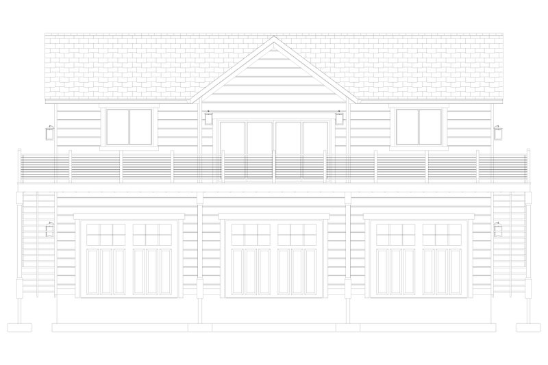 Architectural House Design - Exterior - Front Elevation 5 for Farmhouse House Plan #1060-350 - 2 bed, 1 bath